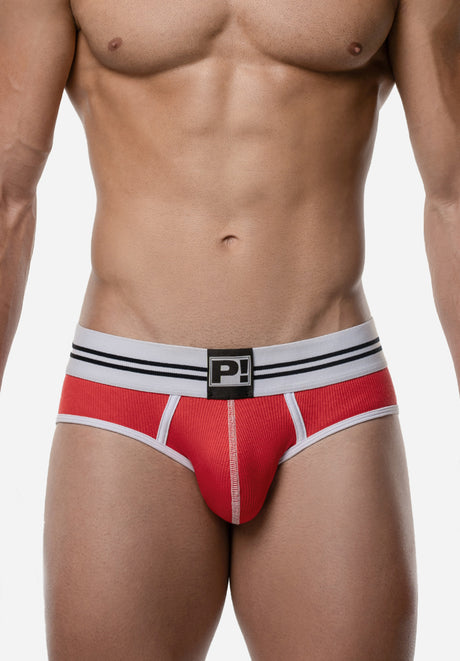 Round2 Red Backless Brief | PUMP! Underwear