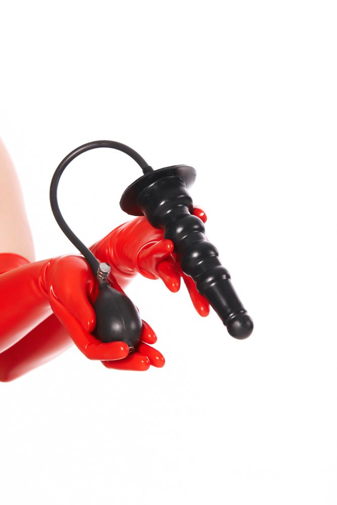 Inflatable Ribbed Buttplug