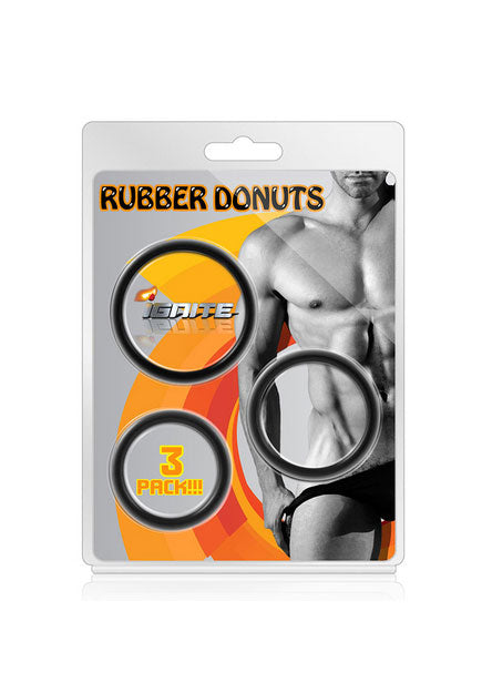 Rubber Donut C-Rings (3 pk)