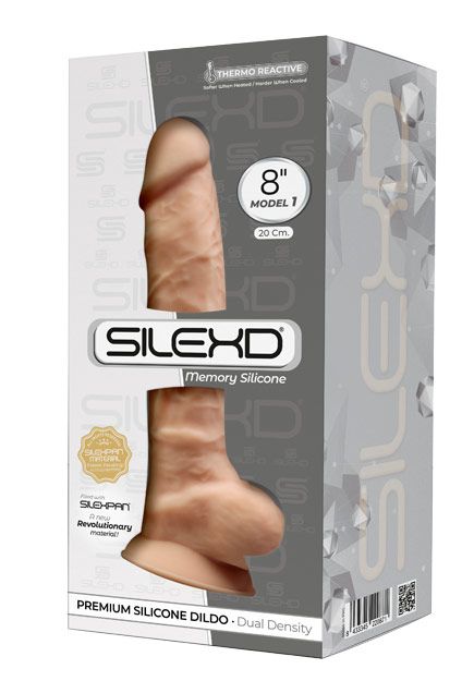 Dildo Thermo réactif: 8" Model 1