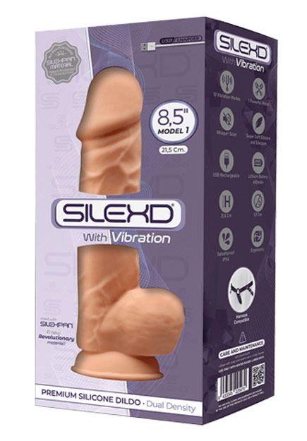 Vibrating 8.5" Dual Density Dildo