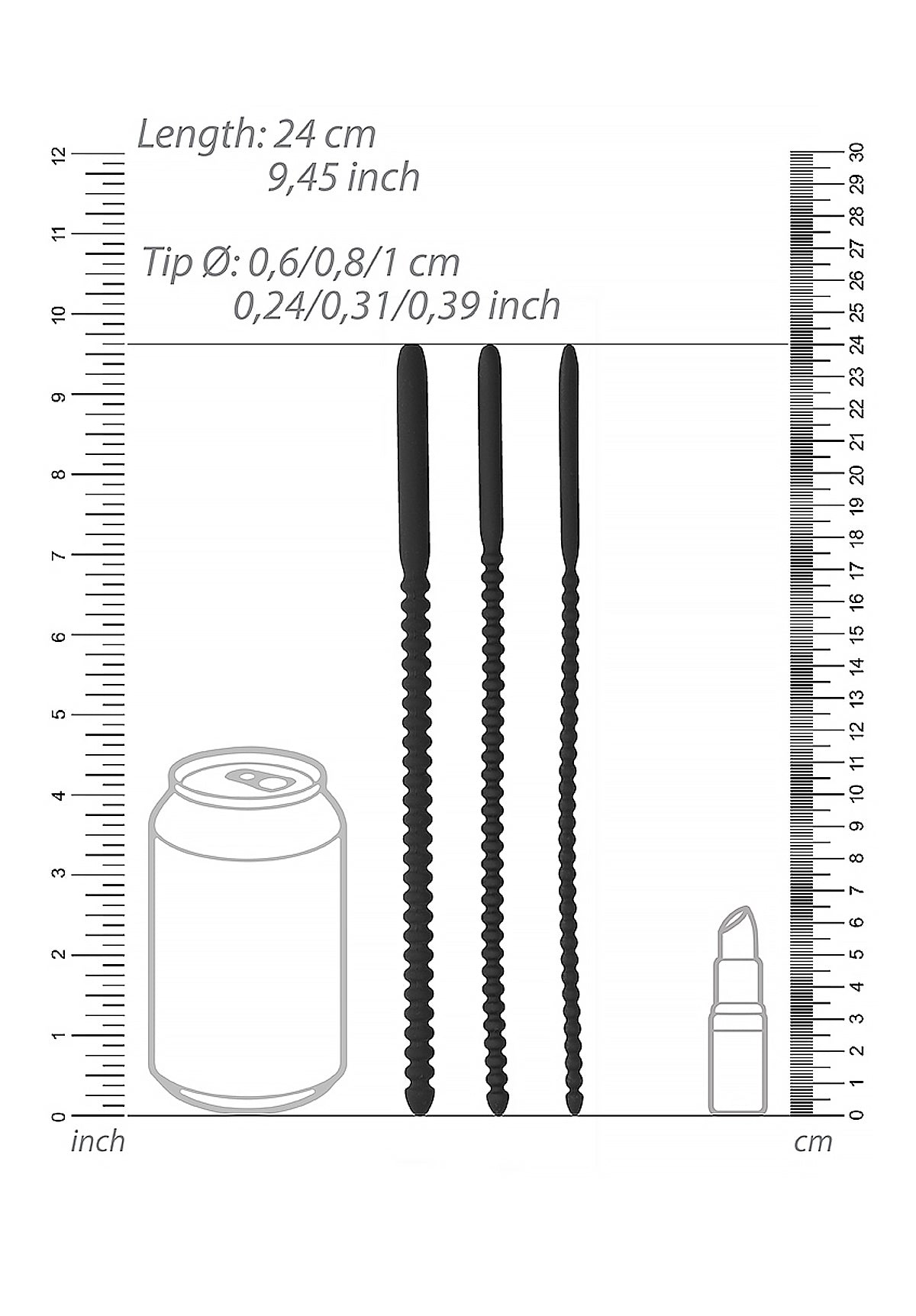 Kit de dilation urétral en silicone