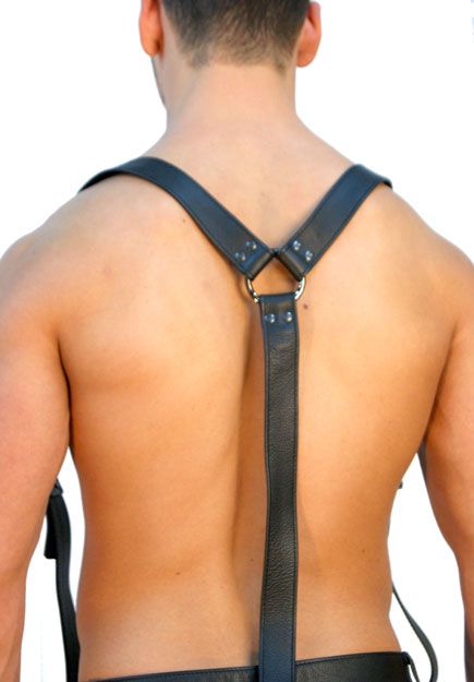 Soft Leather Suspenders