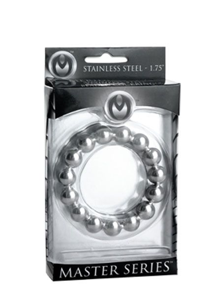 Stainless Steel 1.75 Beaded Cock-Ring