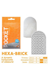 Masturbateur de poche Hexa Brick Tenga