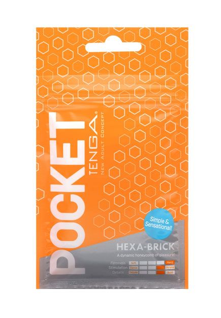 Masturbateur de poche Hexa Brick Tenga